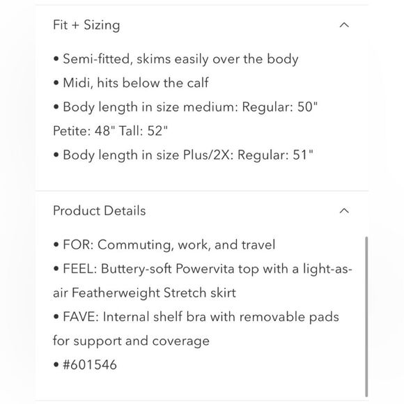 NWT Athleta Elation V Neck Hybrid Dress. Pink. Medium - Picture 5 of 8